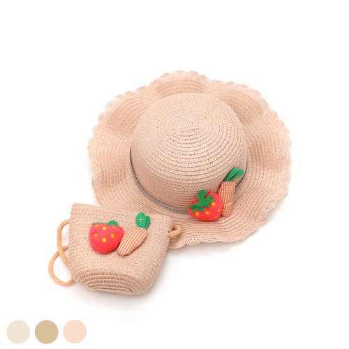 여름피크닉 모자 가방 세트아동복, 아동화