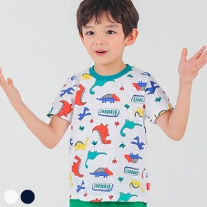 색종이공룡 반팔 티셔츠아동복, 아동화