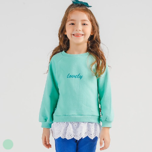 그린티 맨투맨 티셔츠아동복, 아동화